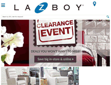 Tablet Screenshot of lazboy-sf.com